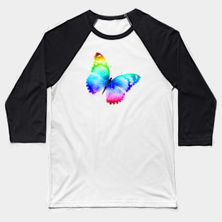 Colorful Butterfly Baseball T-Shirt